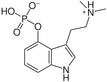 Kekulé, skeletal formula of canonical psilocybin